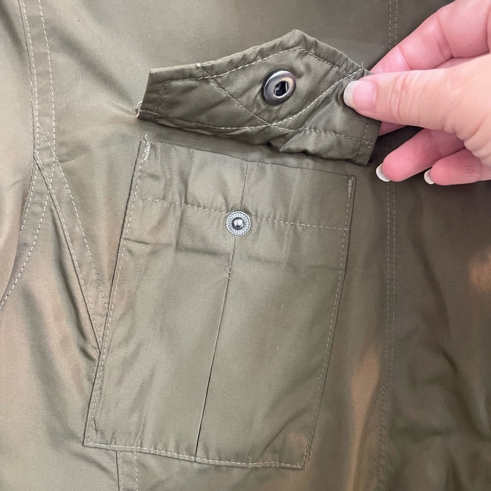 Lauren Ralph Lauren Active Olive Green Field Jacket - Size Women’s Small - Picture 16 of 16